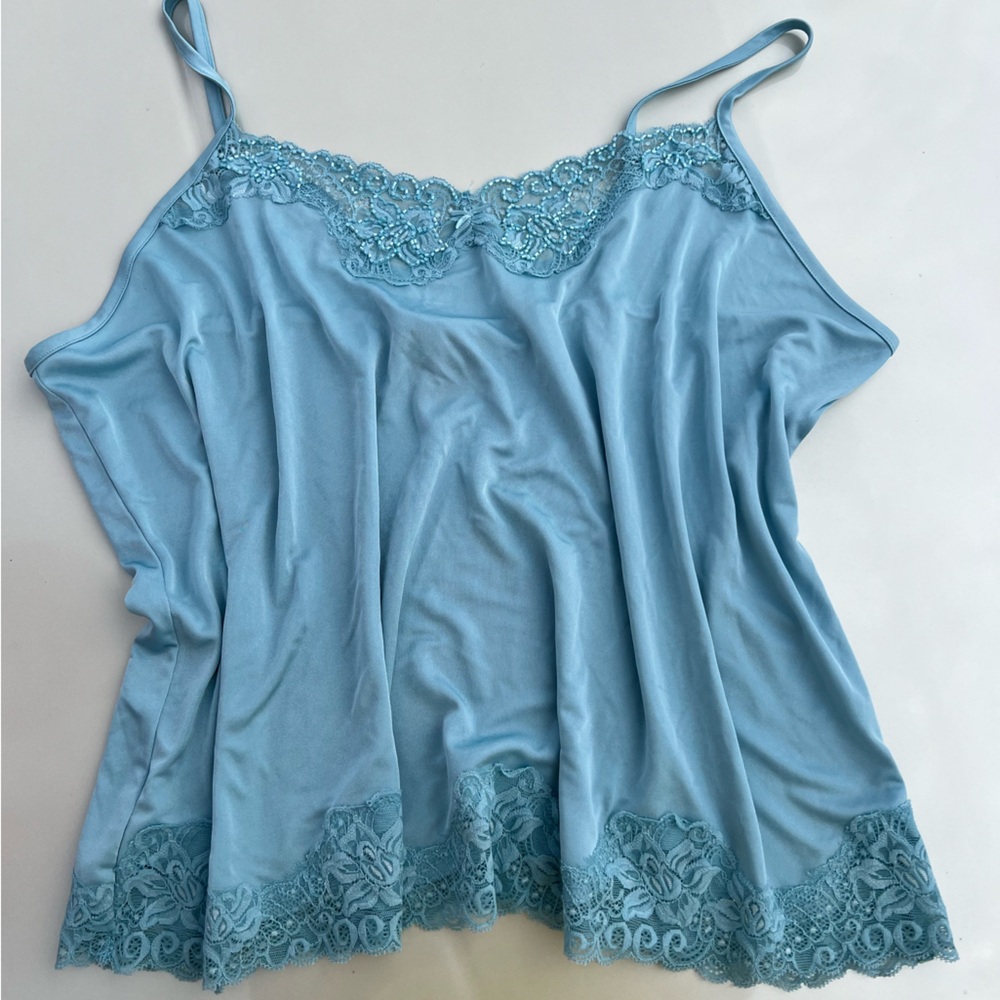 Lane Bryant Sky Blue Lace Chemise